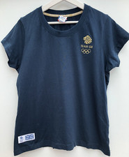 TEAM GB T Shirt Blue Short Sleeve Womens Large L