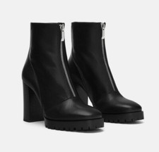 Zara Soft Leather Front Zip