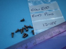 00HORNBY SPARES. CON-ROD END PINS  6 OFF