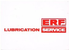 ERF C SERIES TRUCKS ORIGINAL 1983 MAINTENANCE INTERVAL DATA & LUBRICATION CHARTS