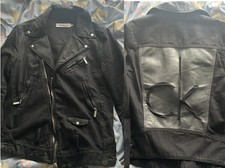 Calvin Klein Men’s Biker Jacket L Large Black