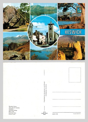 Postcard keswick multi view - postcard,