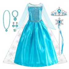 7PCS Girl Frozen Elsa Princess