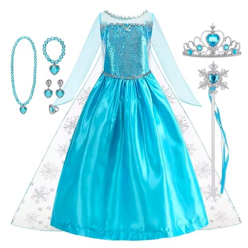 7pcs girl frozen elsa princess - 7pcs,
