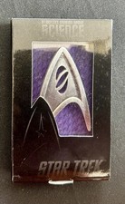 STAR TREK Starfleet Science Pin Badge Mint in Box. - Lots more Star Trek LISTED!