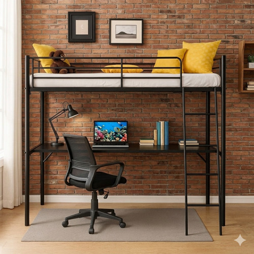 Metal high sleeper bunk - sleeper,