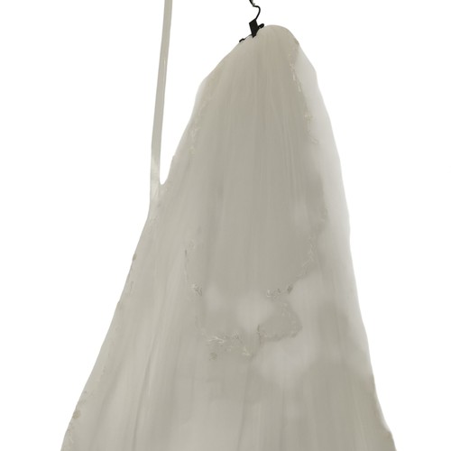 Ivory lace bridal - lace, veil