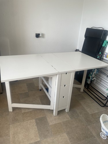 Ikea norden white gateleg - ikea,