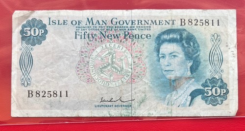 Isle man note b825811 - man, p