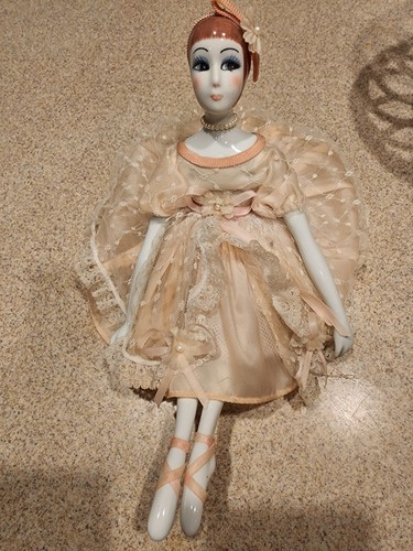 Vintage porcelain ballerina - vintage,