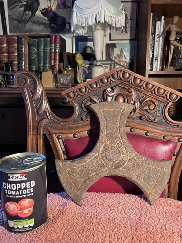 Antique cast iron the meter - iron, “the