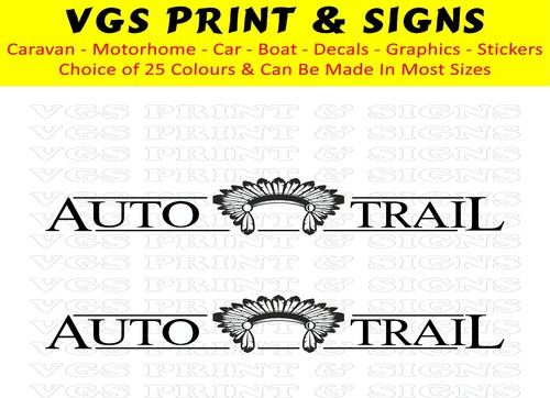 Autotrail motorhome stickers - autotrail,
