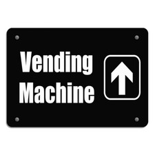 Horizontal Metal Sign Vending
