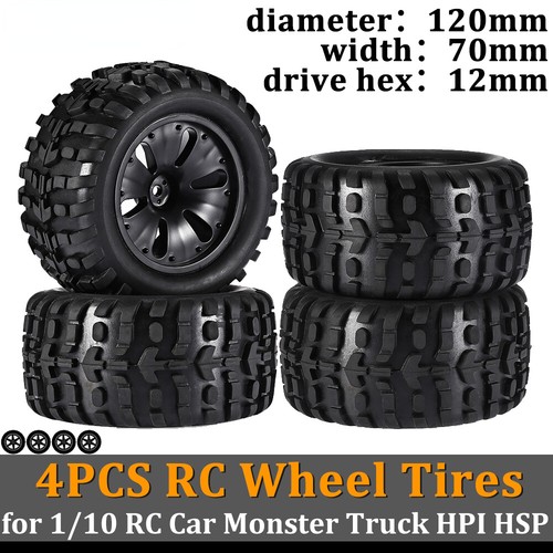 Wheel tire 120mm monster - rc,