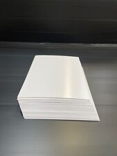 1mm White Matt Foamed PVC Foamex Sheets  *6 Sizes Available*