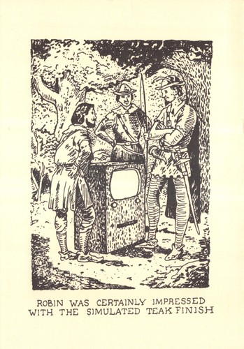 Glen baxter postcard robin - baxter,