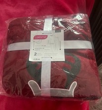 Red Fleece Christmas Reindeer