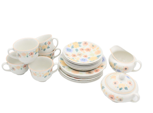 Floral midsummer tea set - tea,