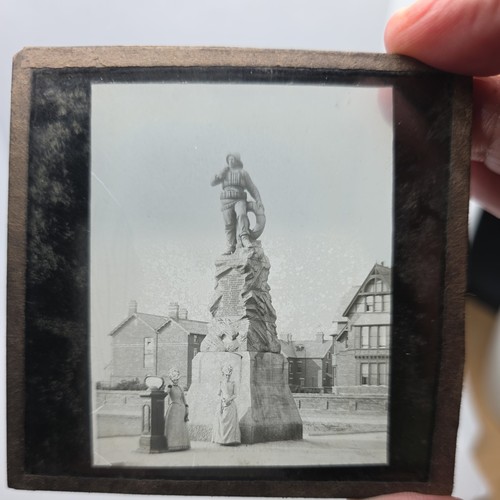 Glass magic lantern slide - lantern,
