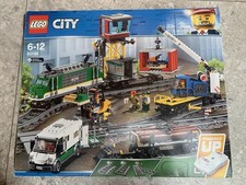 LEGO City Cargo Train 60198 Motorized Remote Control Train Set | Nearly New!