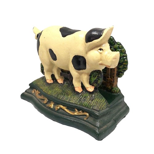 Cast iron pot belly pig - iron, book