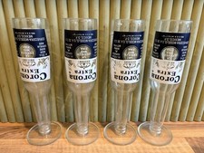 4 x Corona Drink Glasses Made