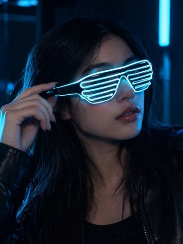 Led wire light glasses - el,