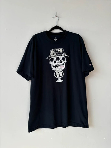 Converse men black - black, skull
