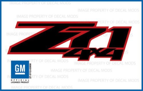 Z71 4x4 decals stickers fits - 4x4,