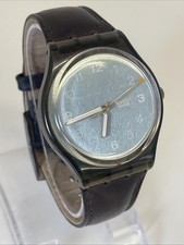 Swatch Swiss Quartz Watch - 1999 - Original Leather Strap