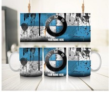 BMW Style Oil Can Mug Retro