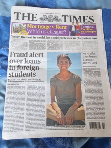 The times newspaper - times,