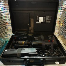 Panasonic Video Movie VHS M7  Camcorder In Hard Case With Key & Battery Charger