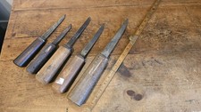Vintage Mortice Chisels set of