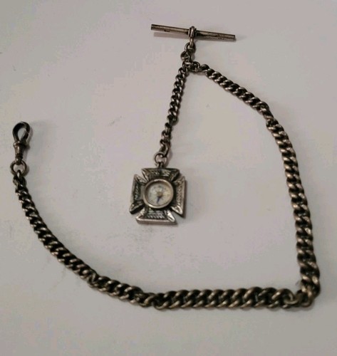 Antique sterling silver albert - antique,