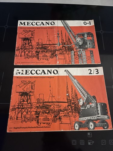 Pair vintage 1965 - vintage, meccano