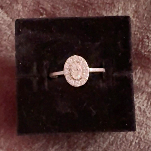 Qvc 18ct gold oval 50ctw - qvc, 0.50ctw