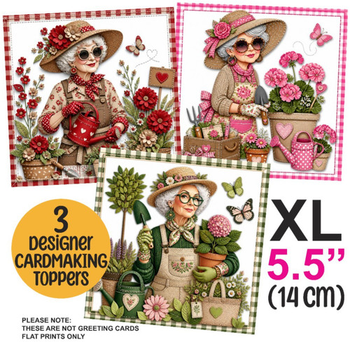 Card toppers for - 3,