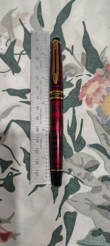 Waterman expert red - red, marble