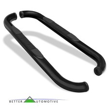 3" Black Side Steps for