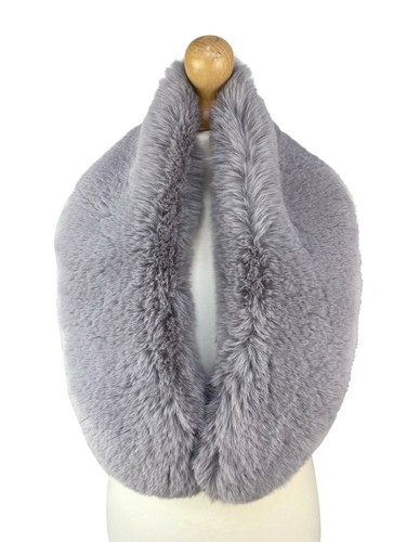 Winter faux fur scarf - faux,