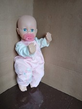 TAK MAY Walk Talk Crawl Moving Opens & Closes Eyes Doll New Batteries 14" Video