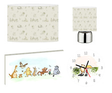 POOH BEAR mindful CEILING SHADE, TOUCH LAMP, WALL ART, CLOCK or BUNDLE