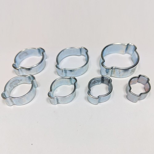 Double ear clips clamps - double,