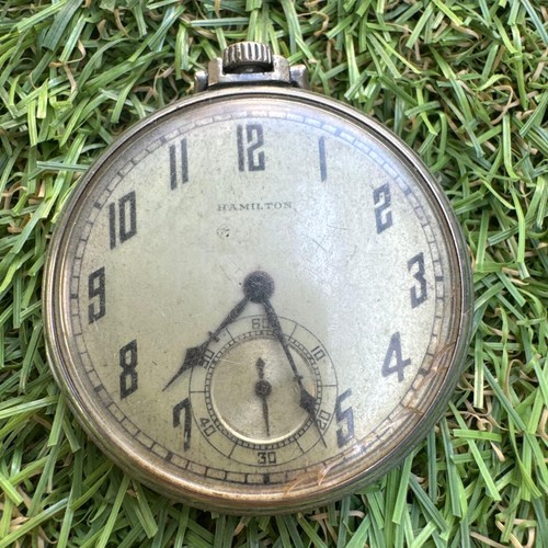 Hamilton analog pocket watch - hamilton,
