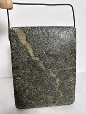 Antique Soapstone Bed Foot
