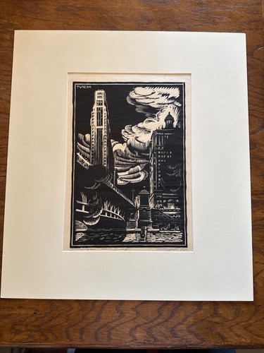 Original signed chiaroscuro - original,