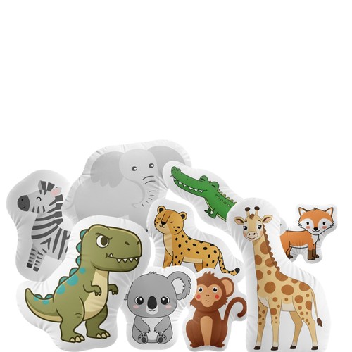 Kids animal shape cushions - animal,