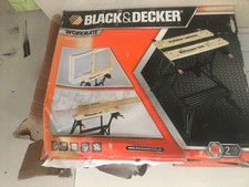 Black & Decker Workmate 170mm Dual Height Folding Workbench - WM536-XJ - Black