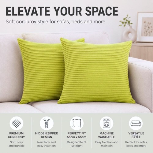 Luxury corduroy cushion covers - corduroy,